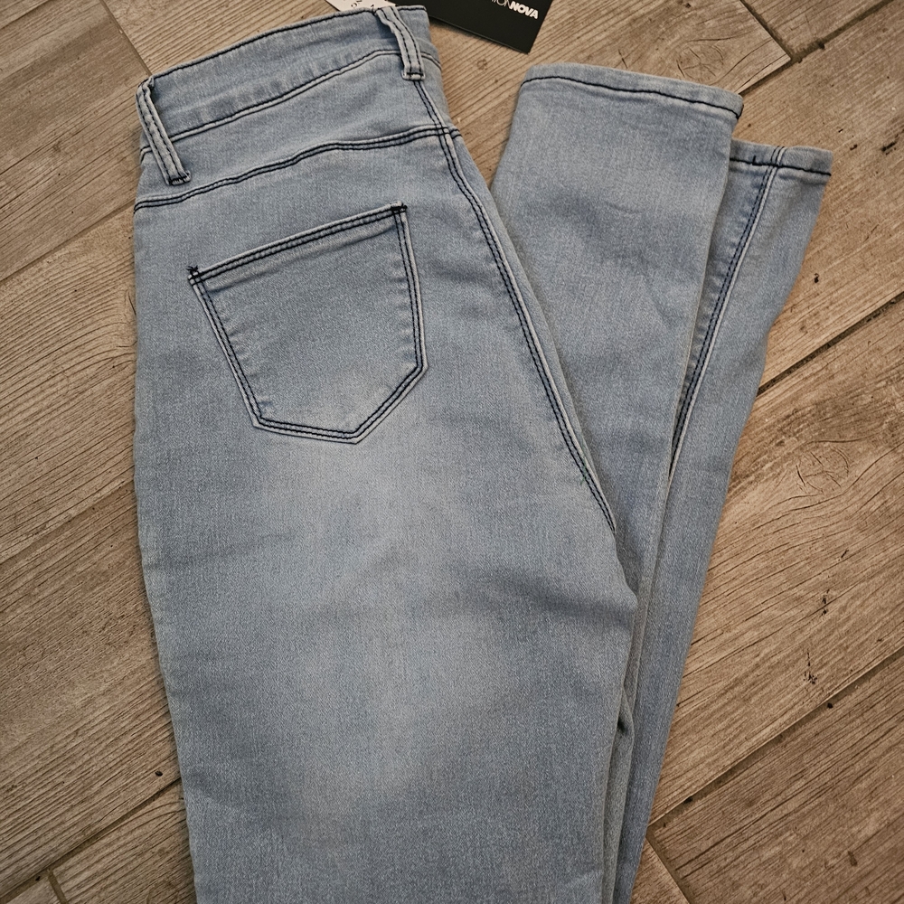 Fashion Nova Light Blue Skinny Jeans